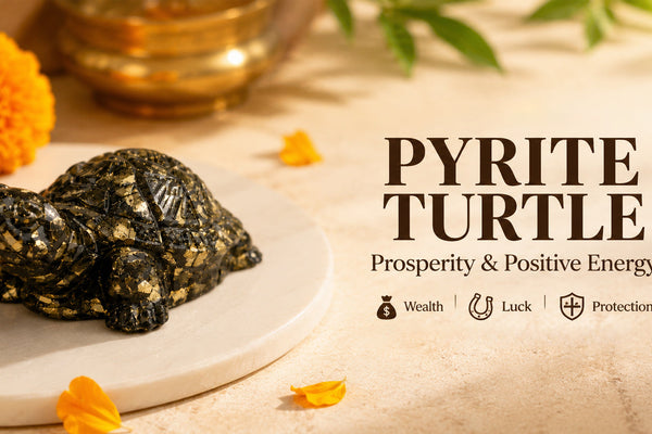 Pyrite Turtle – A Symbol of Prosperity, Luck & Positive Energy
