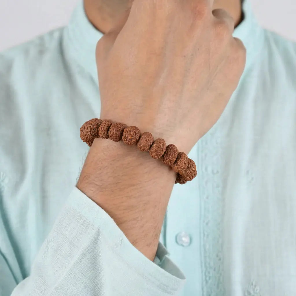 7 Mukhi Rudraksha Bracelet ( Lab Certified ) Gemoraa Talk