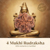 Nepal Origin 4 Mukhi Rudraksha - 17mm to 22mm (Lab Certified)