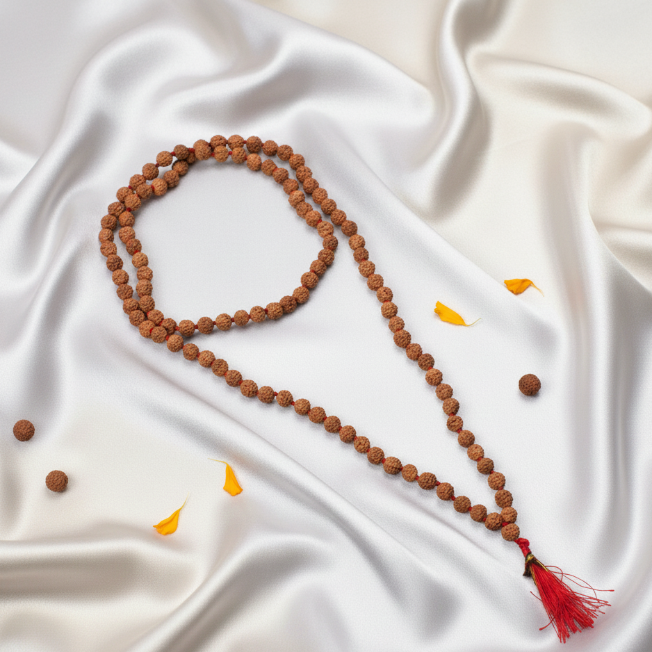 5 Mukhi Rudraksha Mala