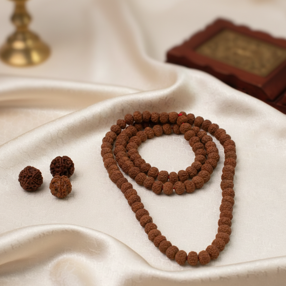 7 Mukhi Rudraksha Mala