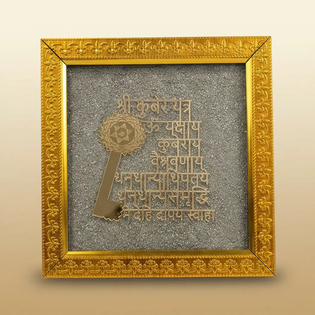 Kuber Key Mantra on Raw pyrite frame Gemoraa Talk