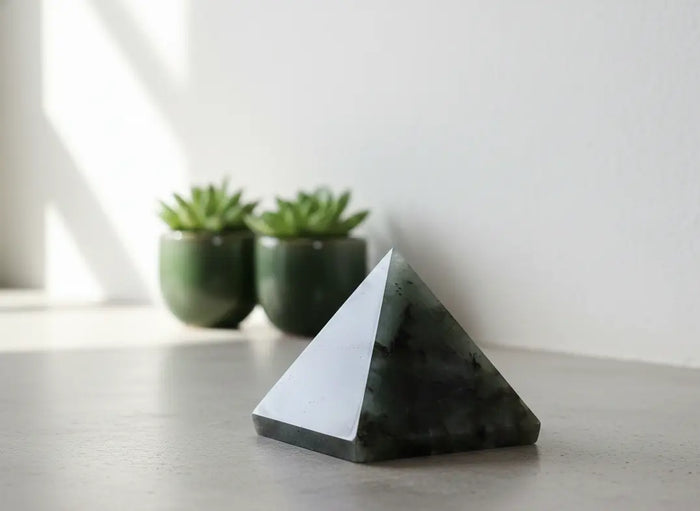 Labradorite Pyramid Gemoraa Talk