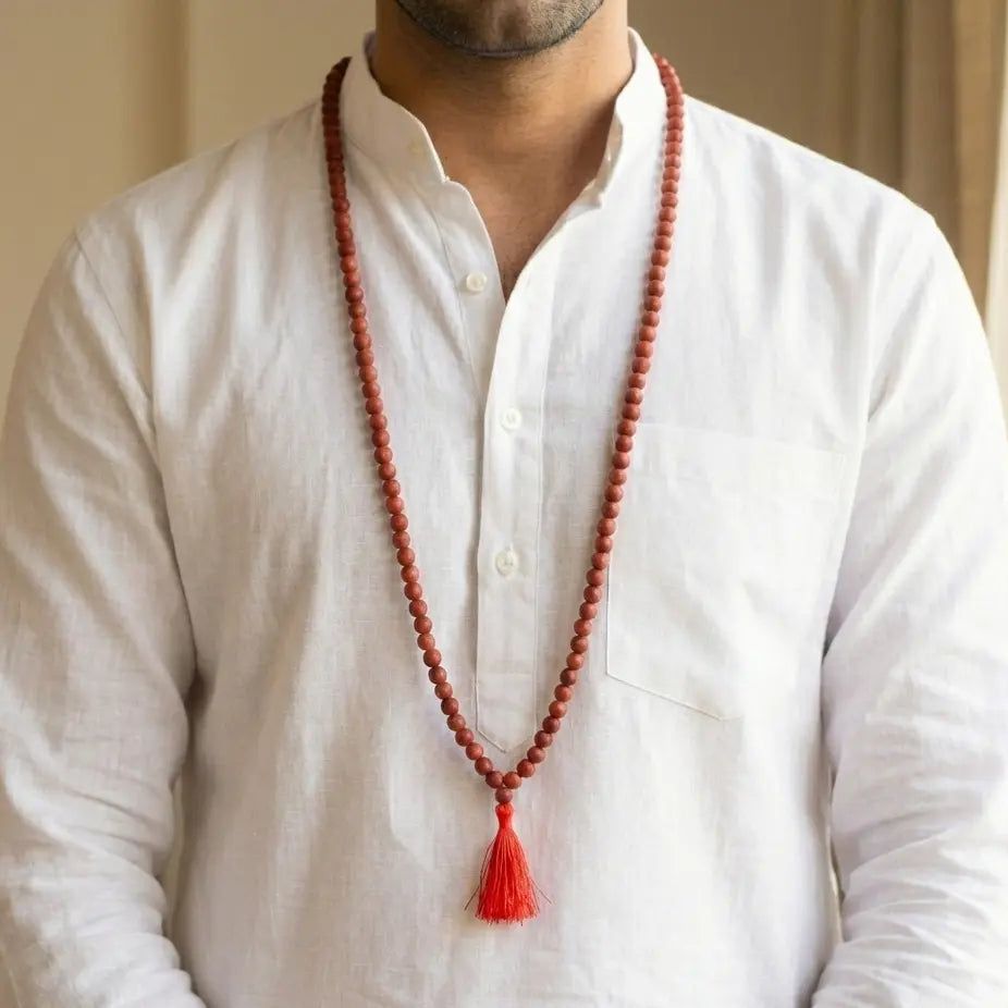 Red chandan Original Mala ( Lab Certified ) Gemoraa Talk