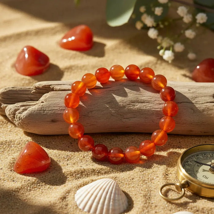 Carnelian Bracelet ( Lab Certified ) Gemoraa Talk