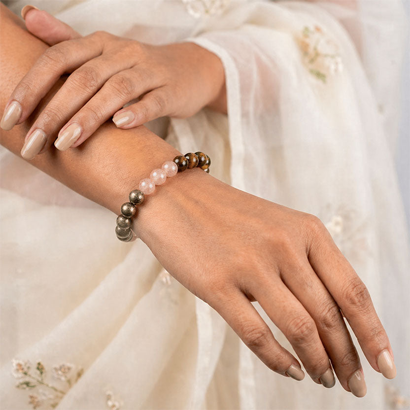 Money Magnet Bracelet With Free Selenite Plate ( Lab Certified )