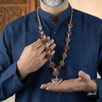 1-14 Mukhi Siddh Rudraksha Mala with Collector Beads ( IGL Lab Certified ) Gemoraa Talk