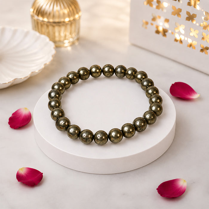 Pyrite Bracelet ( Lab Certified )