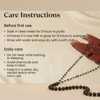 Divya Raksha Rudraksha & Karungali Mala with golden capping  ( Lab certified ) Gemoraa Talk