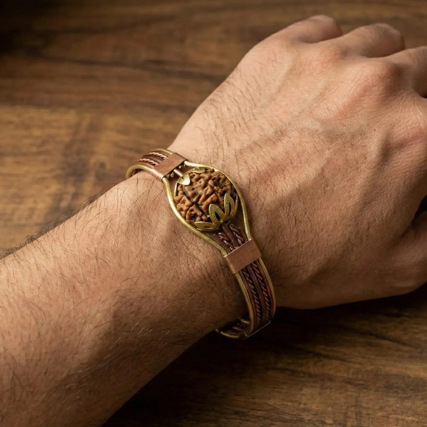 Authentic 7 Mukhi Rudraksha Copper Bracelet Gemoraa Talk