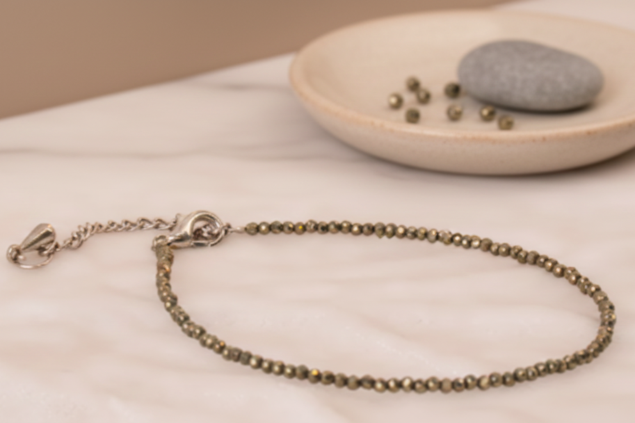 Pyrite Anklet