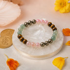 Money Magnet Band With Free Selenite Plate Free Evil Eye Lawa Bracelate and 5 Mukhi Rudraksh ( Lab Certified )