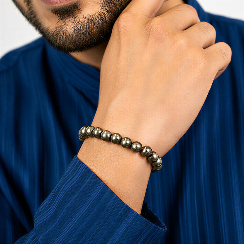 Pyrite Bracelet ( Lab Certified )