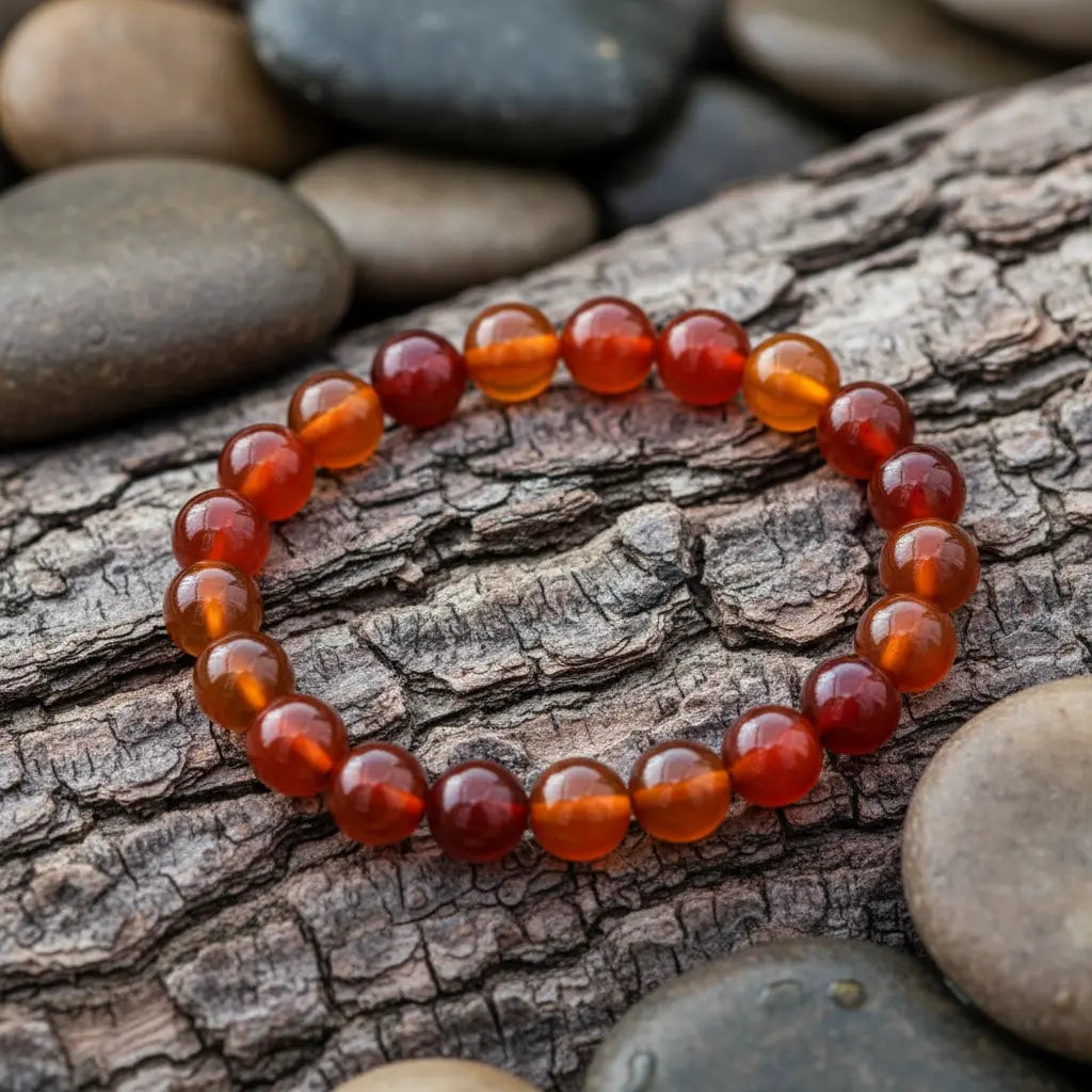 Carnelian Bracelet ( Lab Certified ) Gemoraa Talk